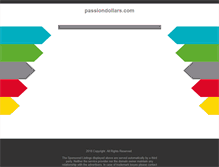 Tablet Screenshot of passiondollars.com